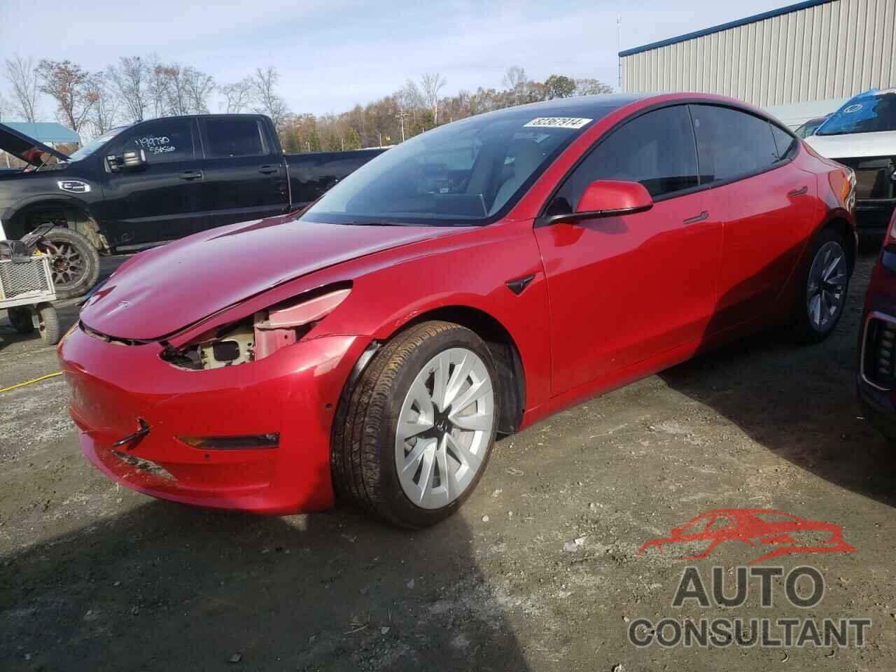 TESLA MODEL 3 2022 - 5YJ3E1EB0NF348890