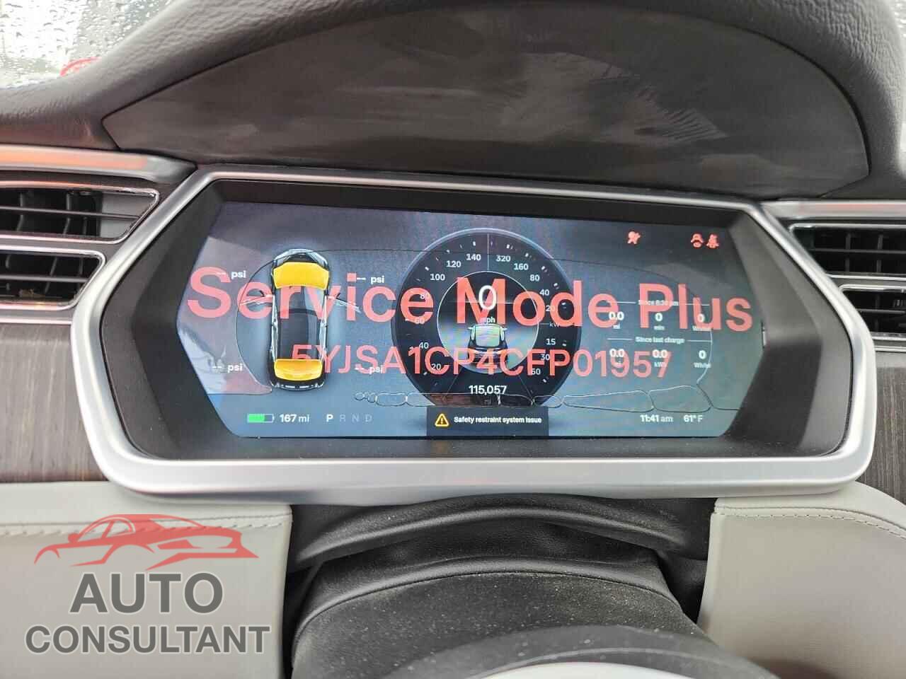 TESLA MODEL S 2012 - 5YJSA1CP4CFP01957