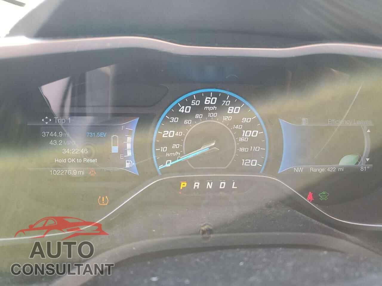 FORD CMAX 2017 - 1FADP5AU7HL105209