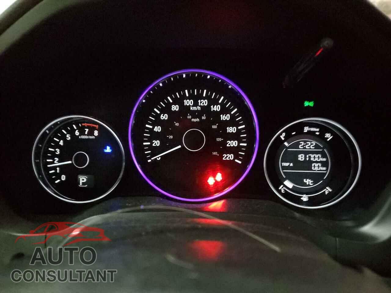 HONDA HR-V 2017 - 3CZRU6H52HM101199