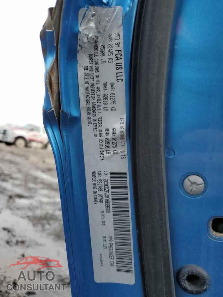 DODGE CHALLENGER 2015 - 2C3CDZFJ9FH839689