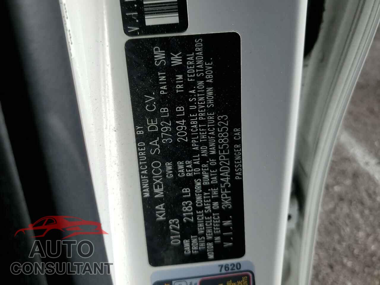 KIA FORTE 2023 - 3KPF54AD2PE588523