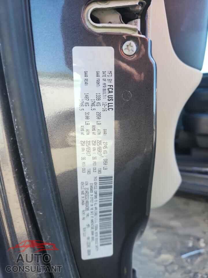 DODGE CARAVAN 2017 - 2C4RDGCG1HR664385