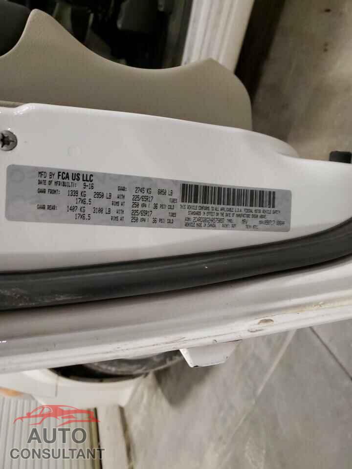 DODGE CARAVAN 2017 - 2C4RDGBG2HR575037