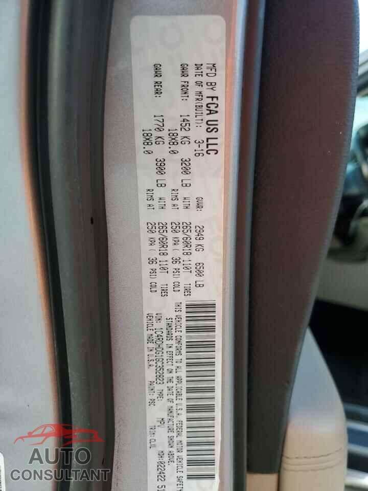DODGE DURANGO 2016 - 1C4RDHDG1GC352823