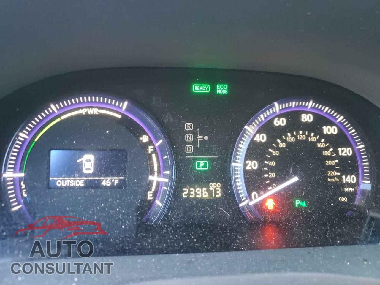 LEXUS HS 2010 - JTHBB1BA8A2018491