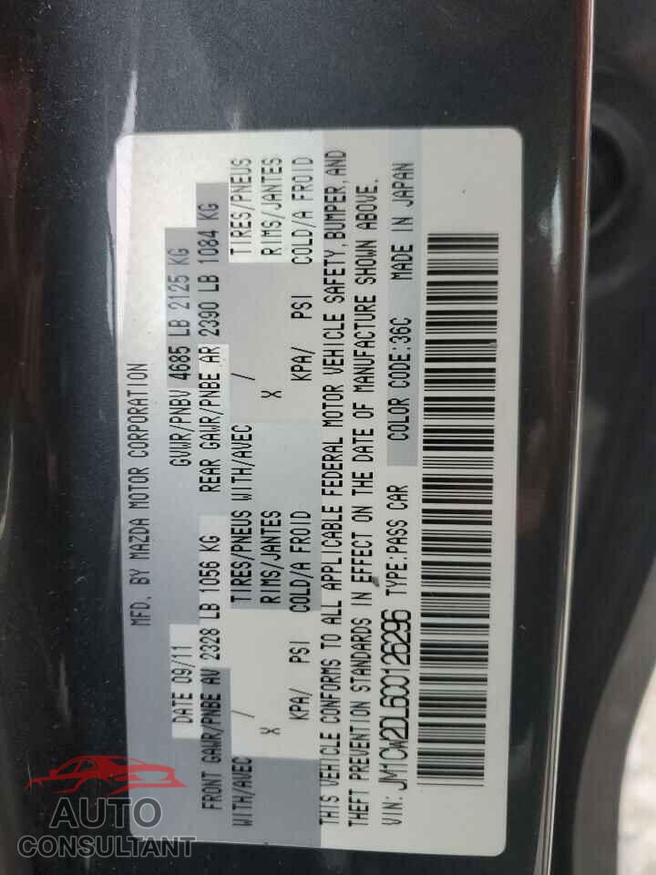 MAZDA 5 2012 - JM1CW2DL6C0126296