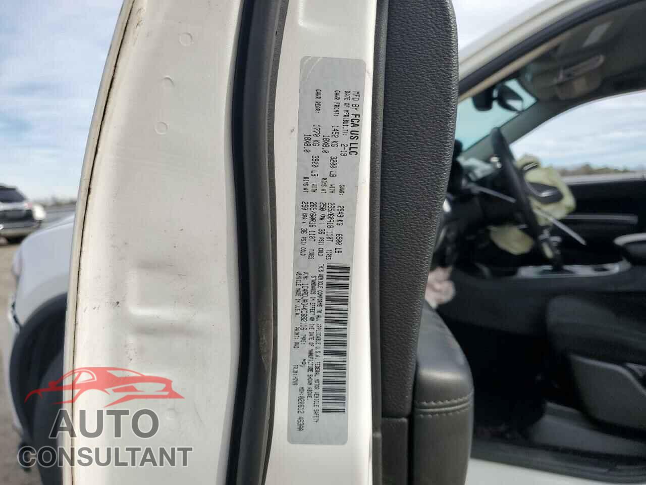 DODGE DURANGO 2019 - 1C4RDJAG4KC692116