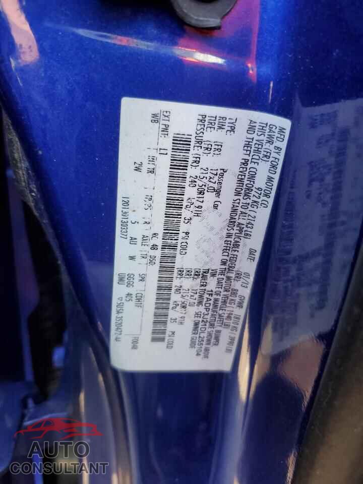 FORD FOCUS 2013 - 1FADP3J21DL255104