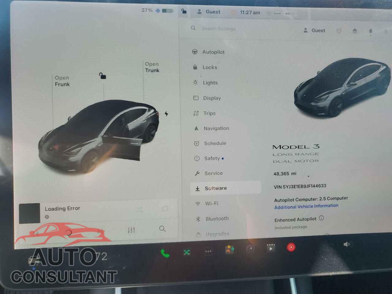 TESLA MODEL 3 2018 - 5YJ3E1EB9JF144633
