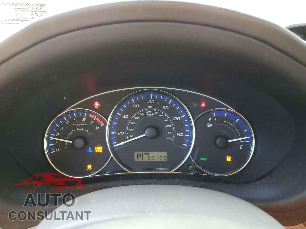 SUBARU FORESTER 2011 - JF2SHADC4BH748610