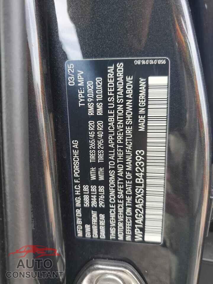 PORSCHE MACAN 2025 - WP1AG2A5XSLB42393
