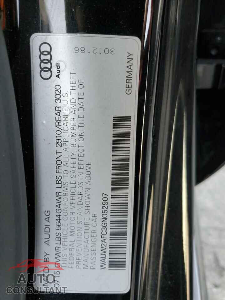 AUDI S7/RS7 2016 - WAUW2AFC3GN052907