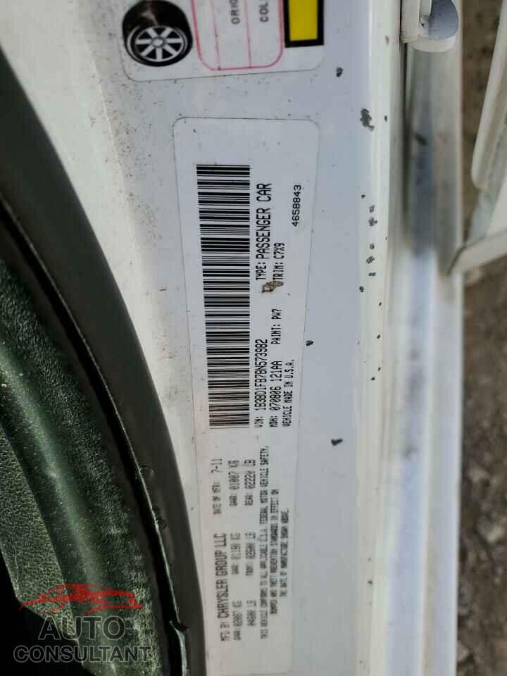 DODGE AVENGER 2011 - 1B3BD1FB7BN573982