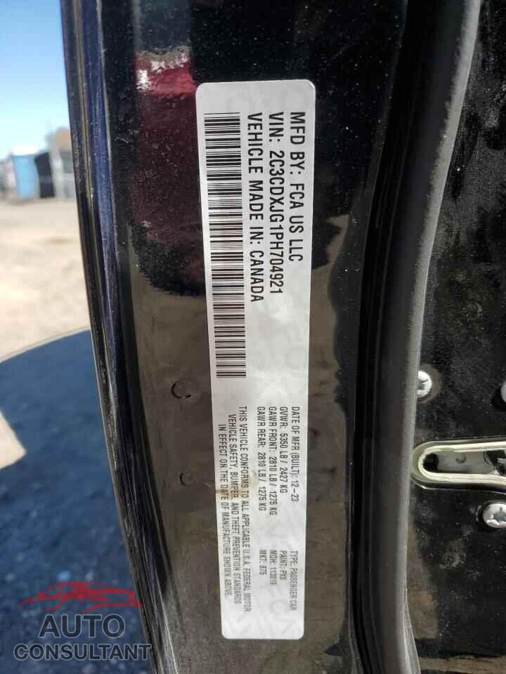 DODGE CHARGER 2023 - 2C3CDXJG1PH704921