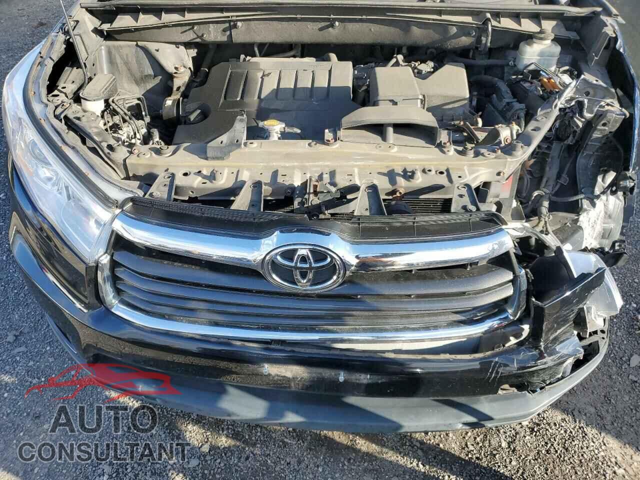 TOYOTA HIGHLANDER 2014 - 5TDBKRFH8ES026791