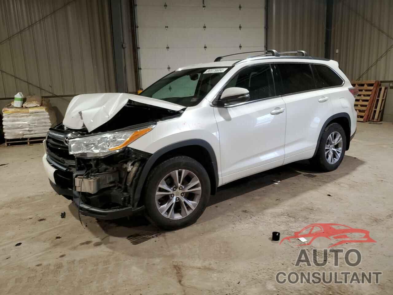 TOYOTA HIGHLANDER 2015 - 5TDJKRFH6FS148630