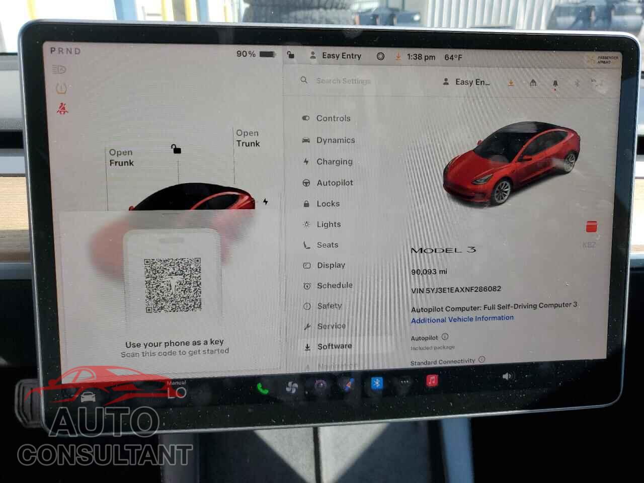 TESLA MODEL 3 2022 - 5YJ3E1EAXNF286082