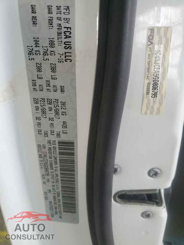 JEEP COMPASS 2016 - 1C4NJCEA5GD806795