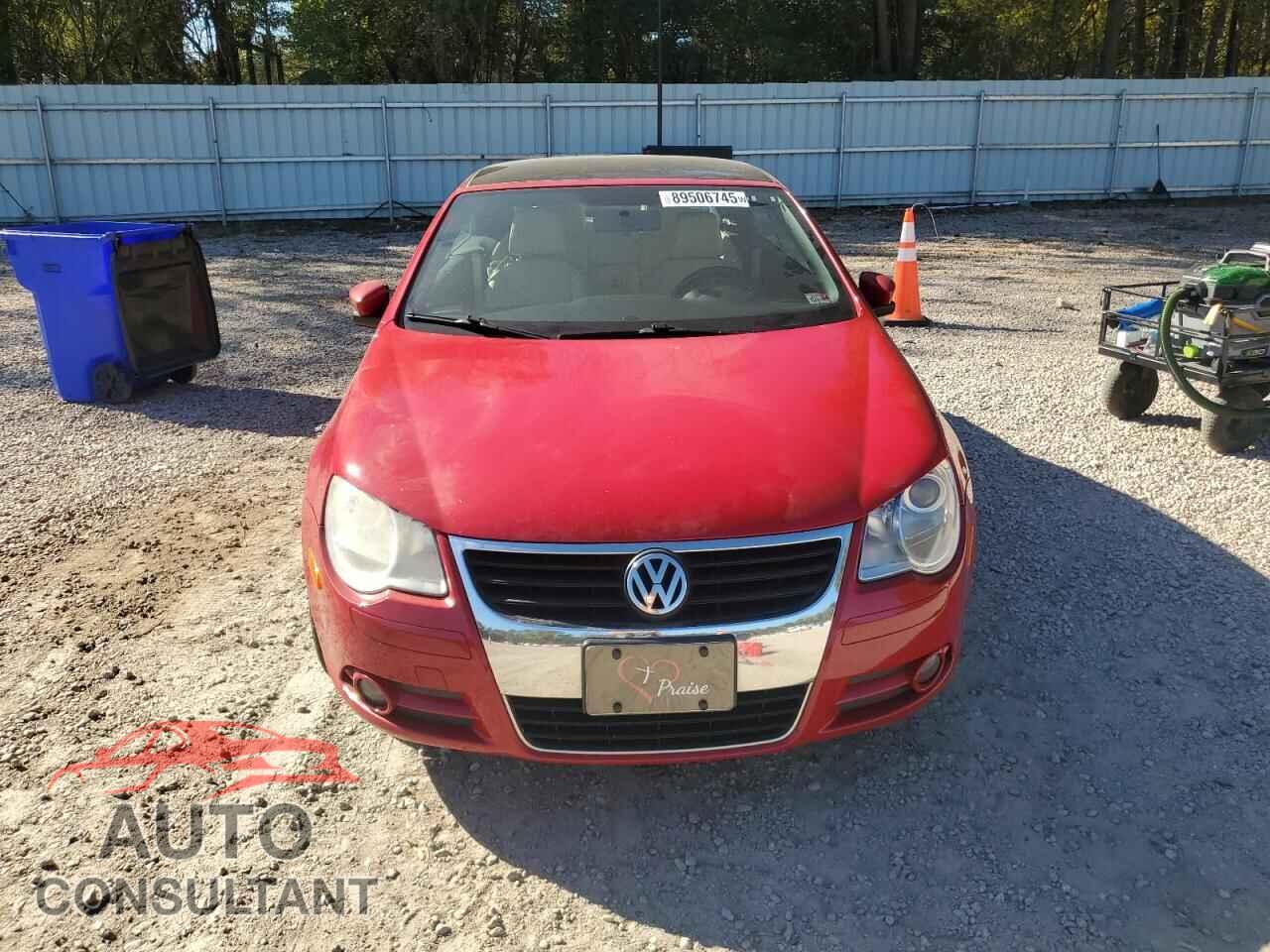 VOLKSWAGEN EOS 2011 - WVWBW7AH2BV002942