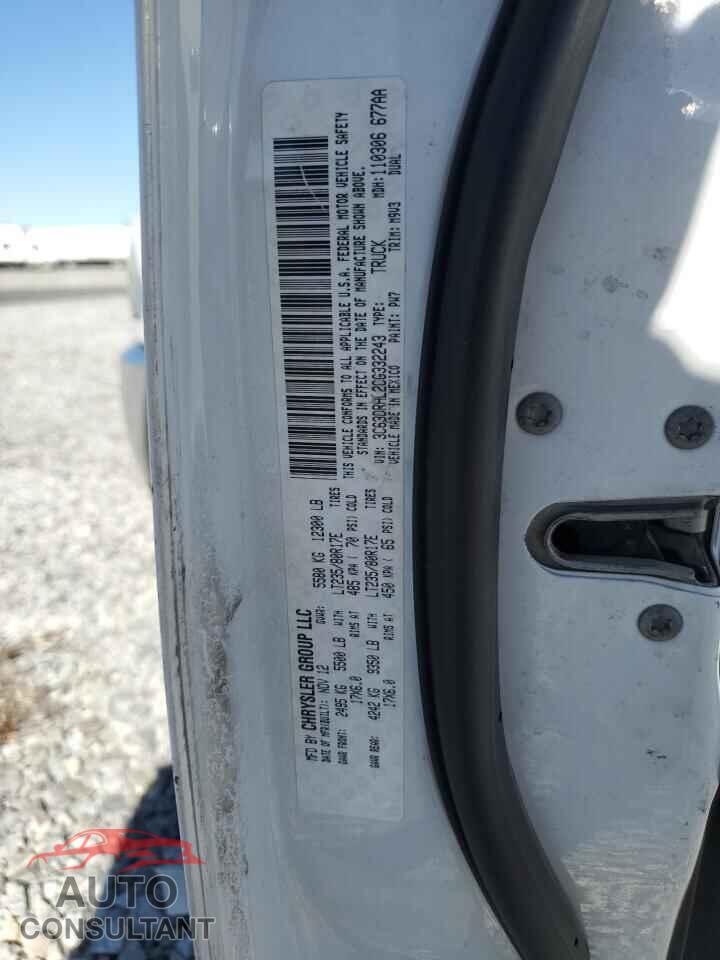 DODGE RAM 3500 2012 - 3C63DRHL2CG332243