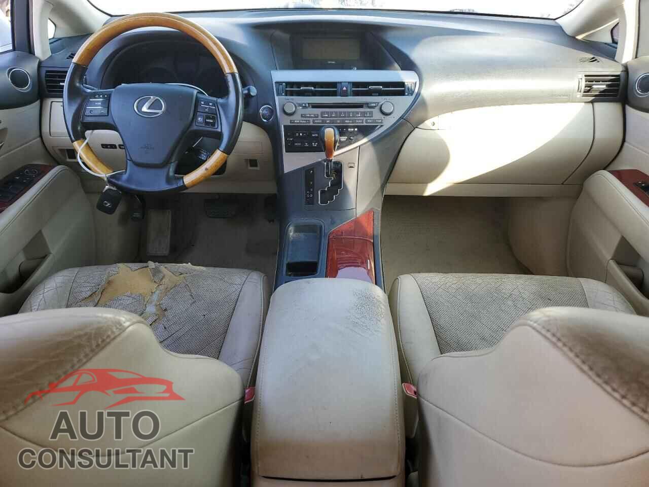 LEXUS RX350 2010 - 2T2BK1BA7AC036253
