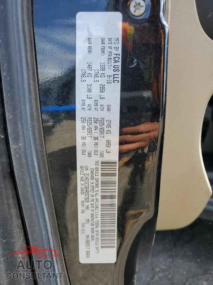 DODGE CARAVAN 2017 - 2C4RDGCG6HR557929