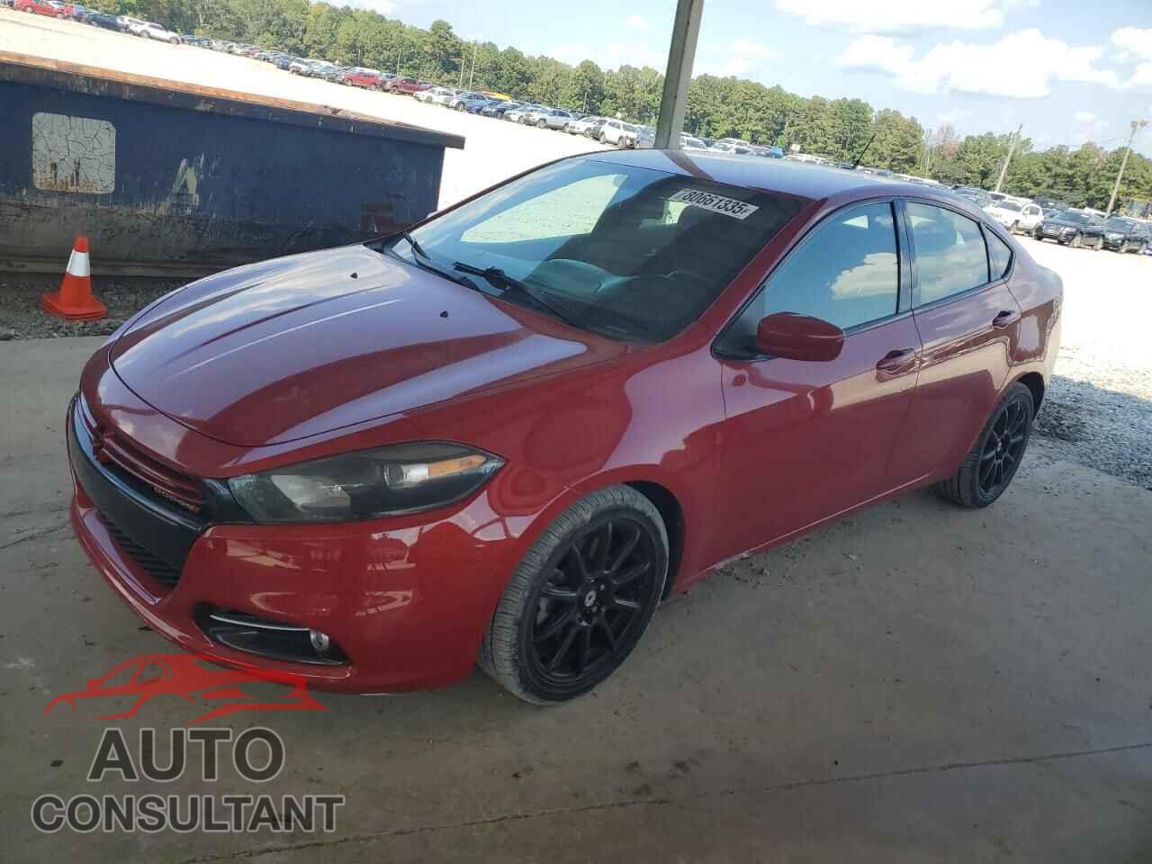 DODGE DART 2013 - 1C3CDFBA9DD106458