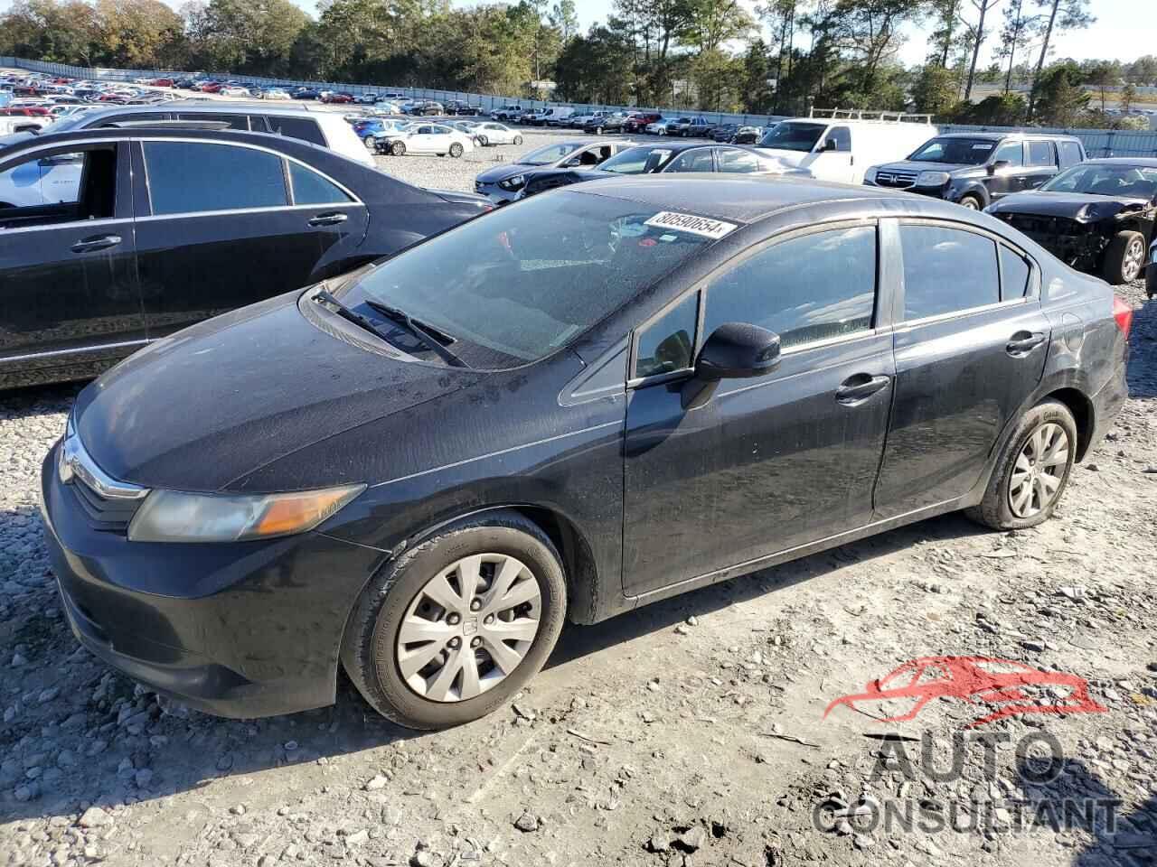 HONDA CIVIC 2012 - 19XFB2F56CE072853
