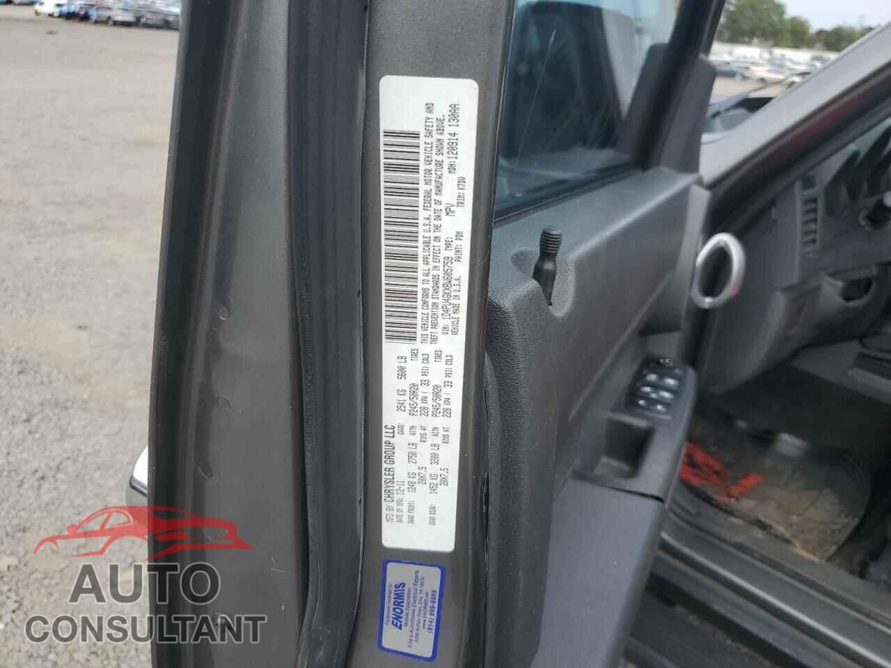 DODGE NITRO 2011 - 1D4PU4GKXBW605759