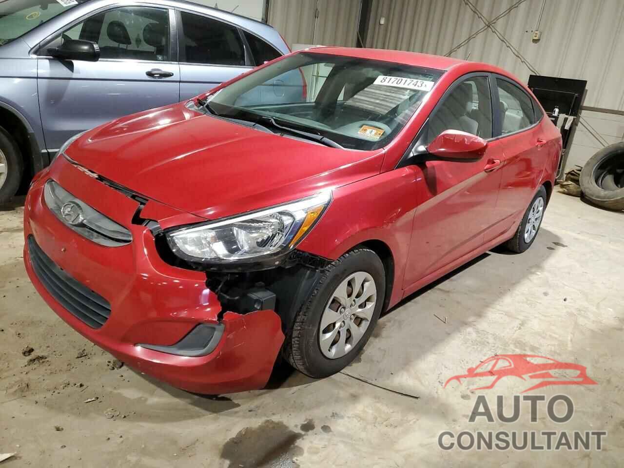 HYUNDAI ACCENT 2017 - KMHCT4AE9HU240959