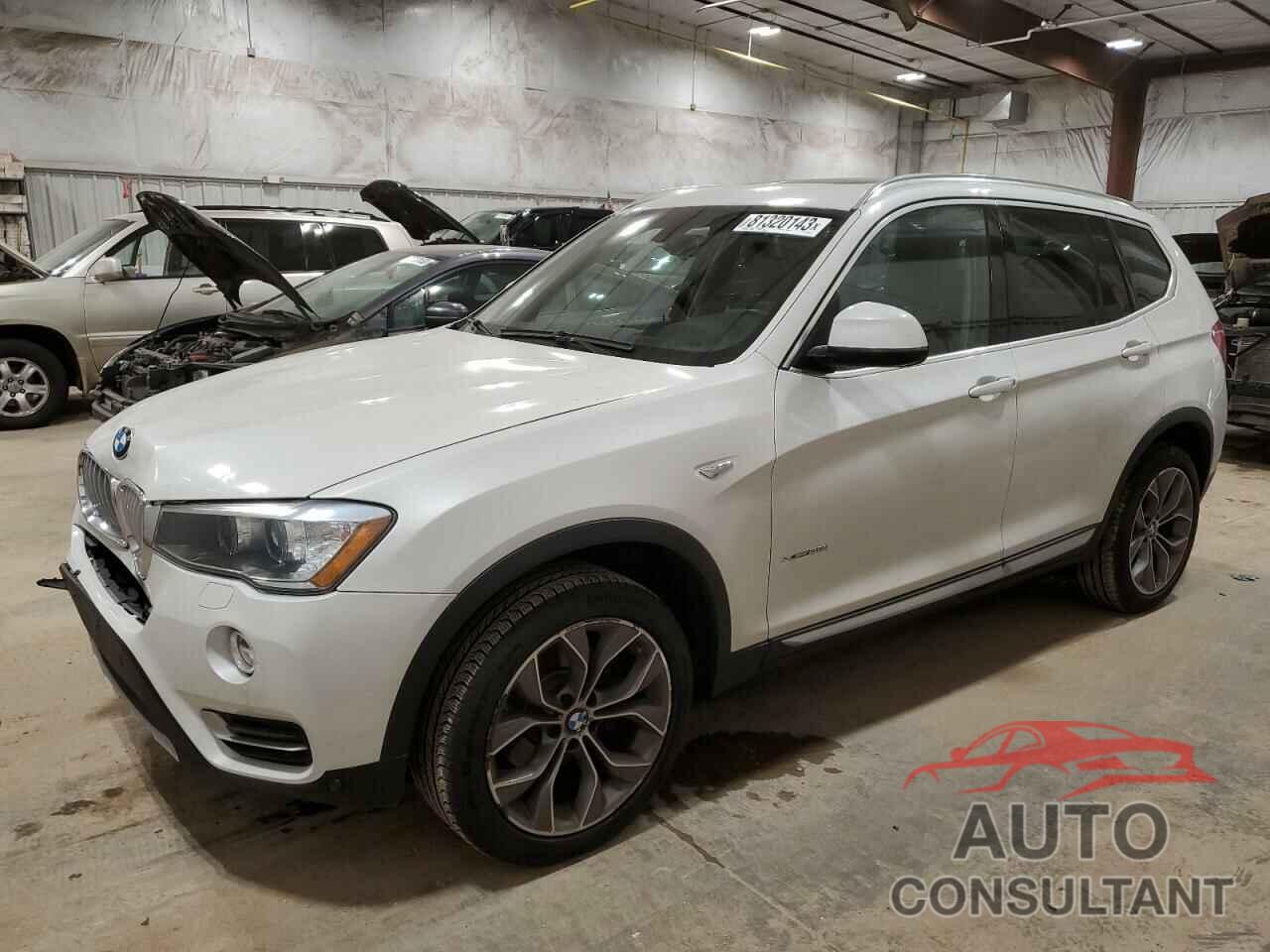 BMW X3 2016 - 5UXWX9C53G0D72963