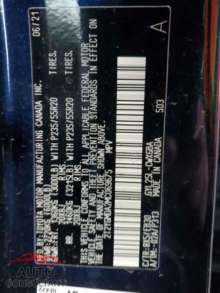 LEXUS RX450 2021 - 2T2YGMDA2MC069675