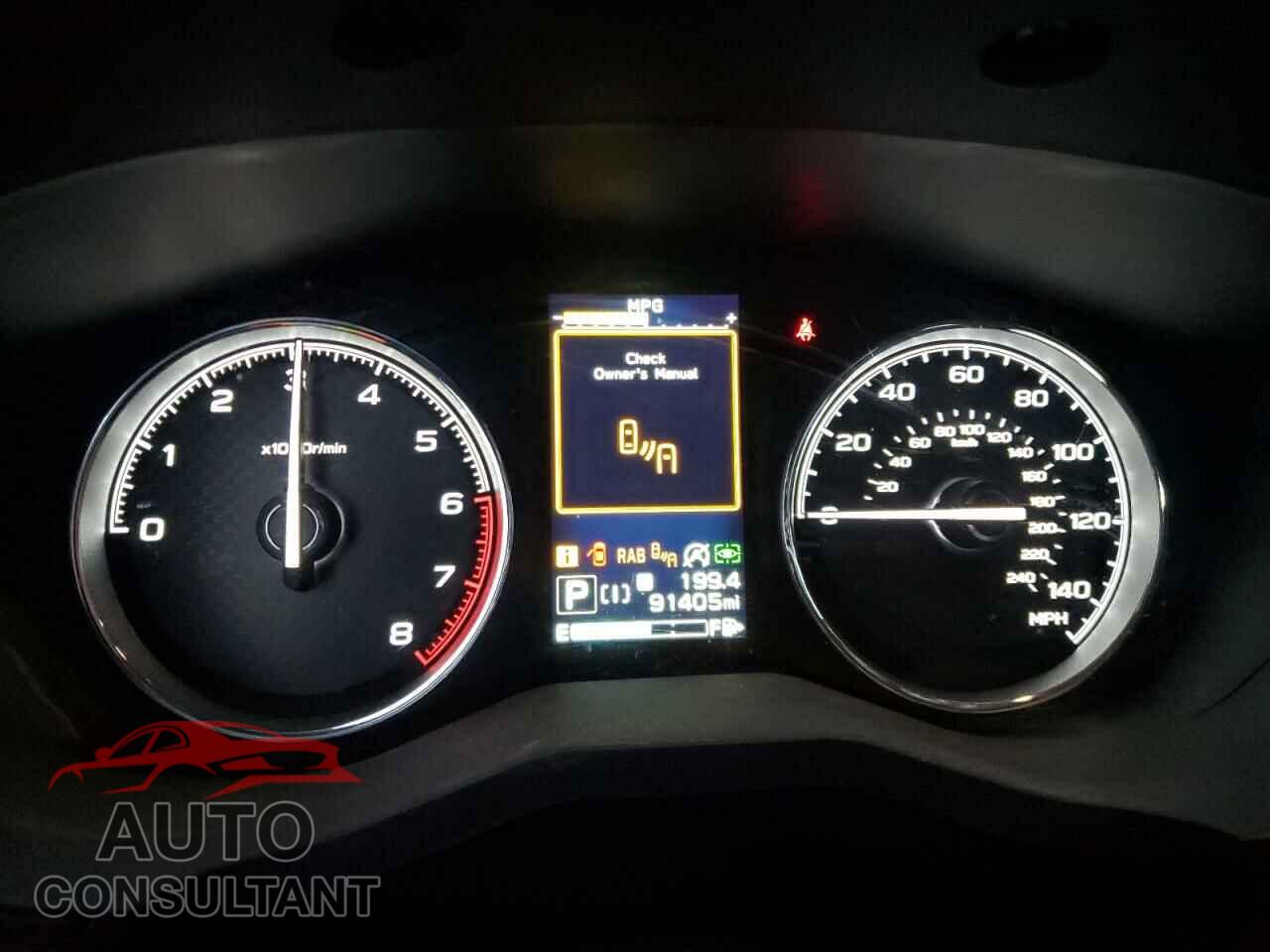 SUBARU FORESTER 2019 - JF2SKAWC8KH456019