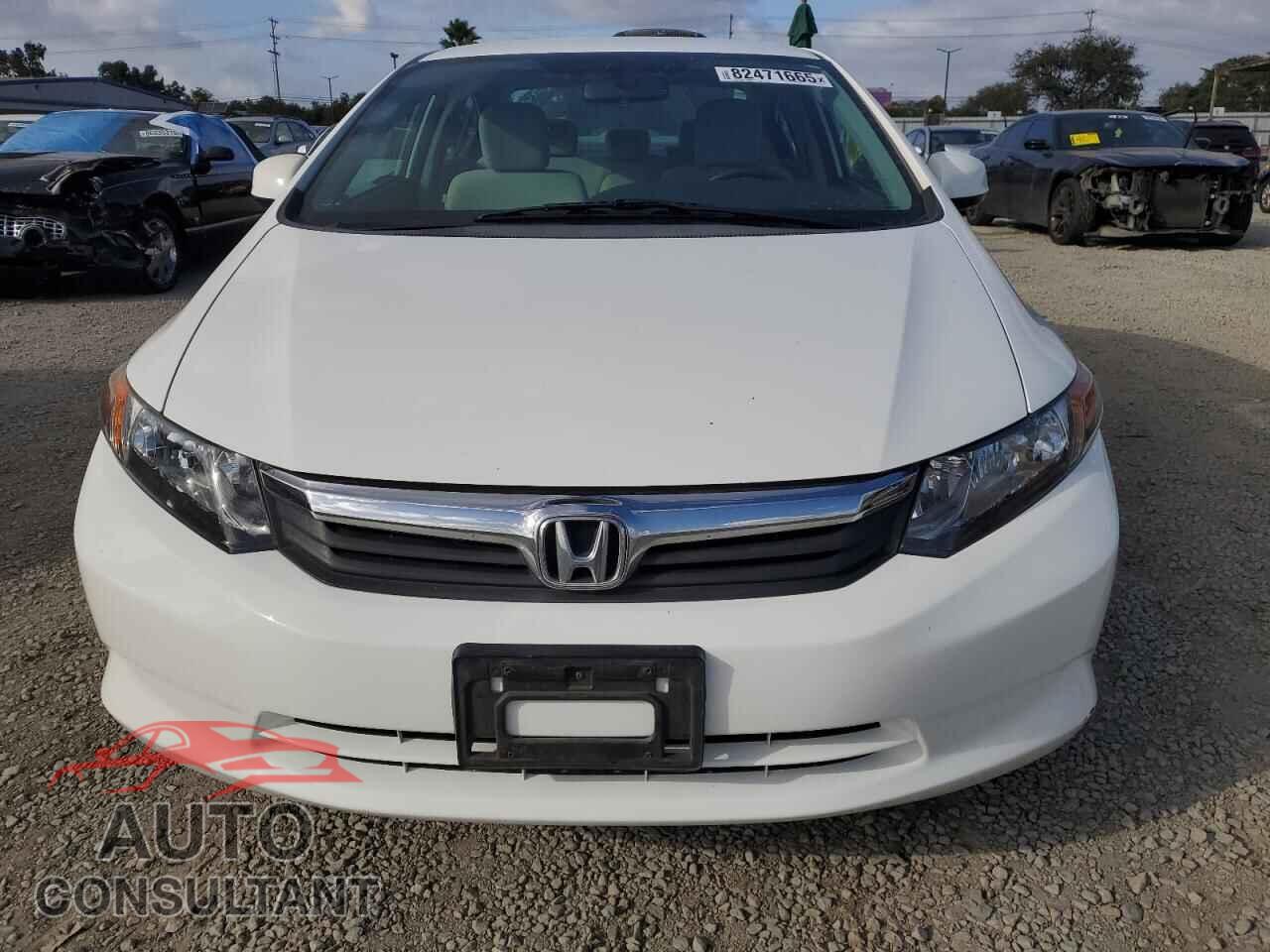HONDA CIVIC 2012 - 19XFB5F58CE002319