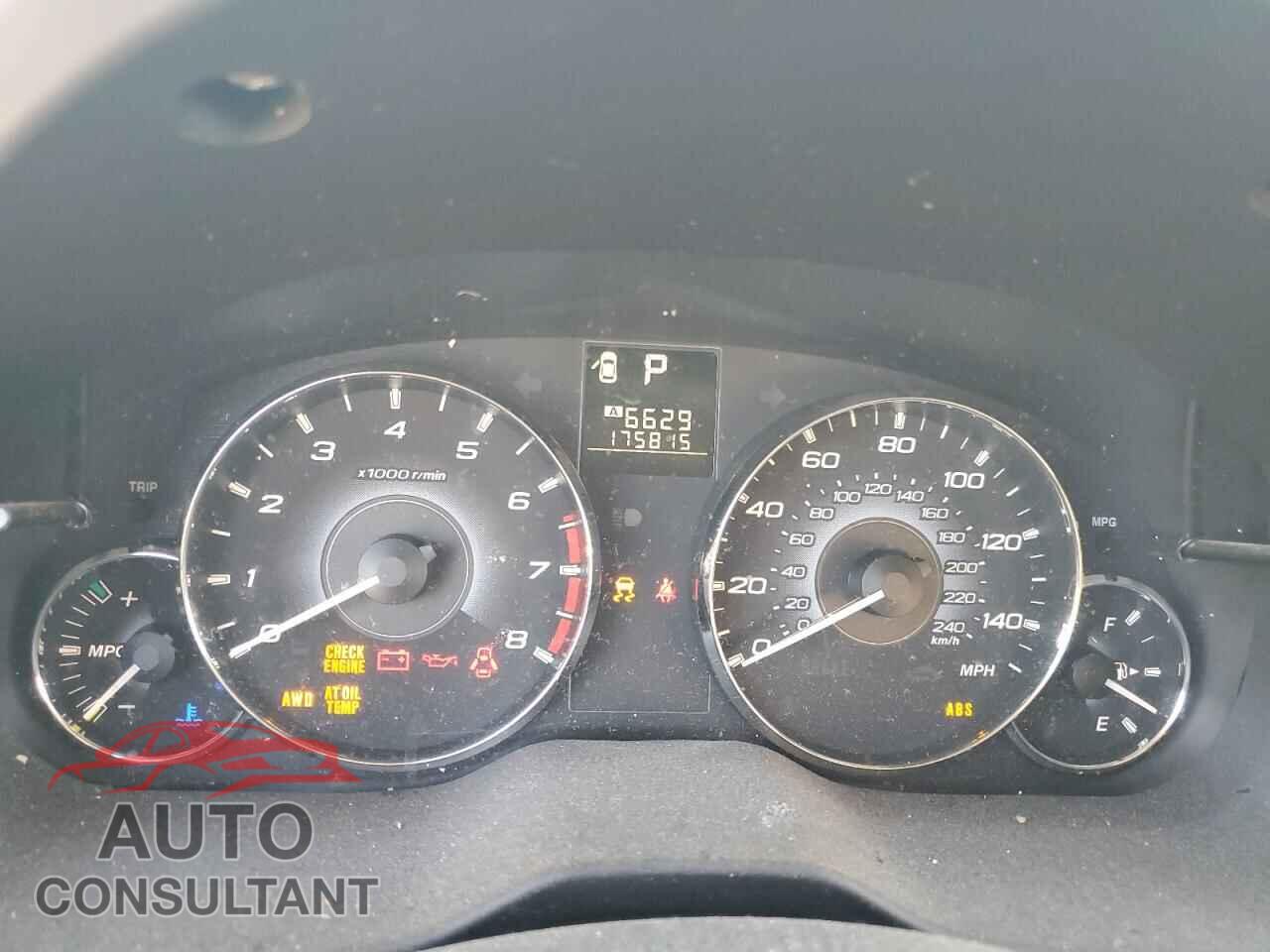 SUBARU OUTBACK 2010 - 4S4BRBKC3A3333189