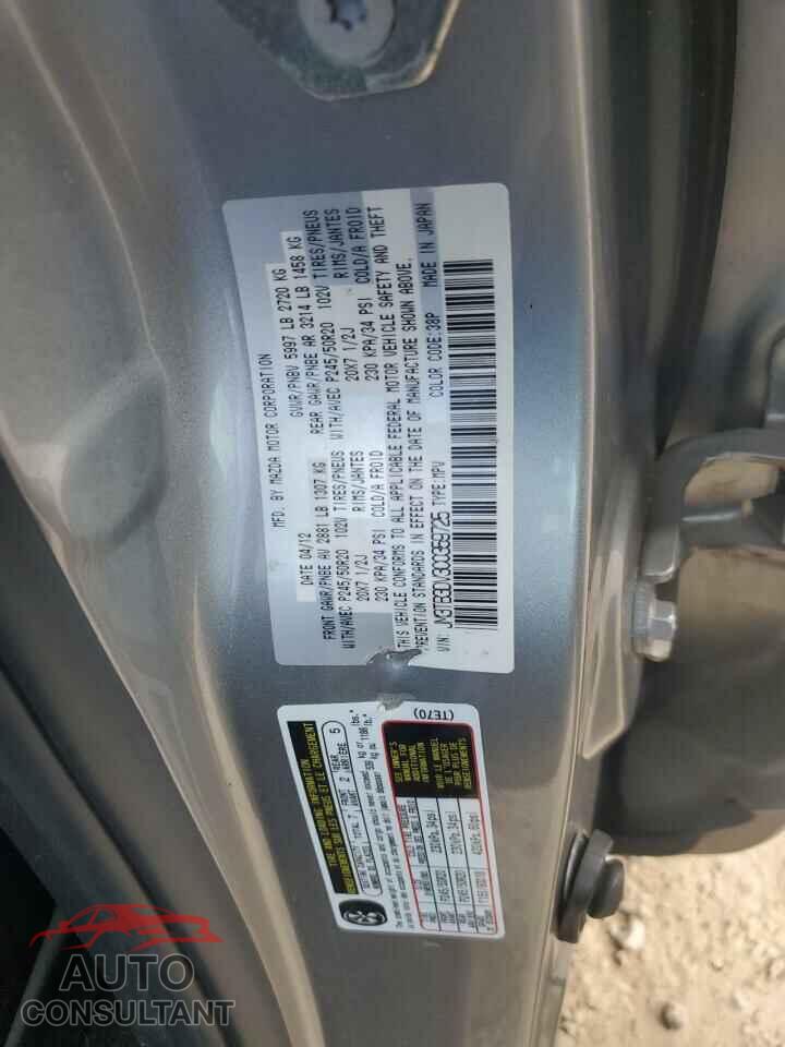 MAZDA CX-9 2012 - JM3TB3DV3C0359725