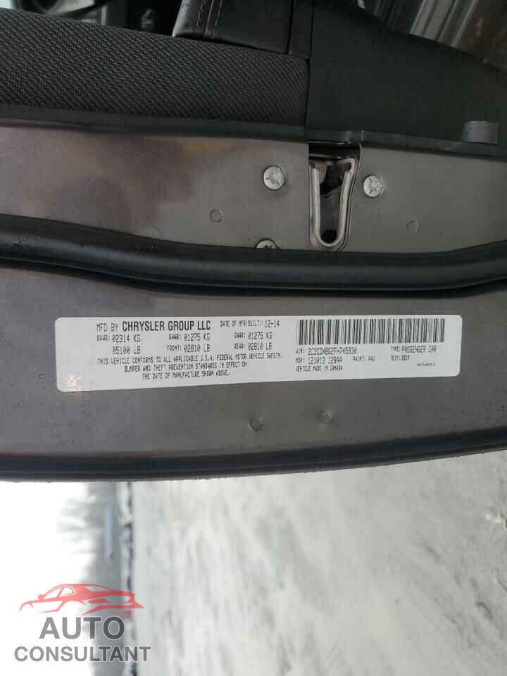 DODGE CHARGER 2015 - 2C3CDXBG2FH745930
