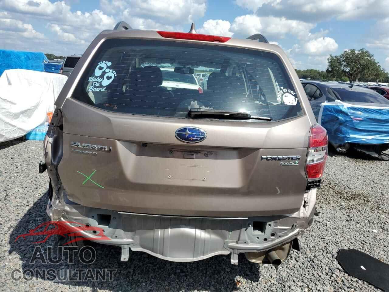 SUBARU FORESTER 2016 - JF2SJABC7GH518316