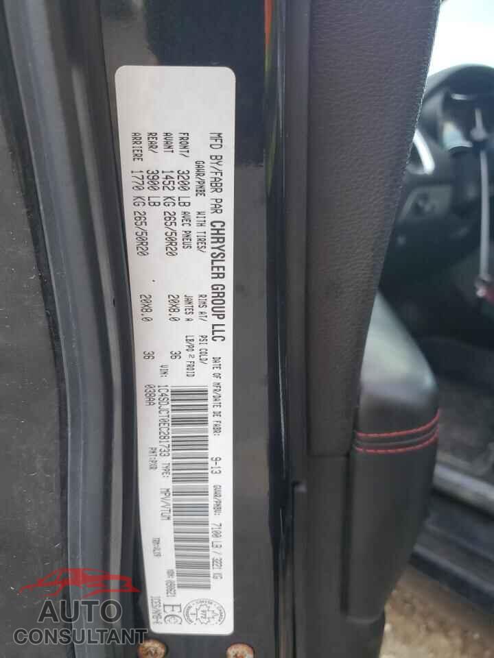 DODGE DURANGO 2014 - 1C4SDJCT0EC281733