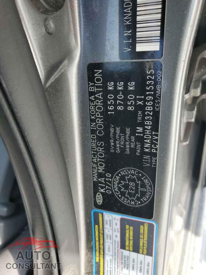 KIA RIO 2011 - KNADH4B32B6915325