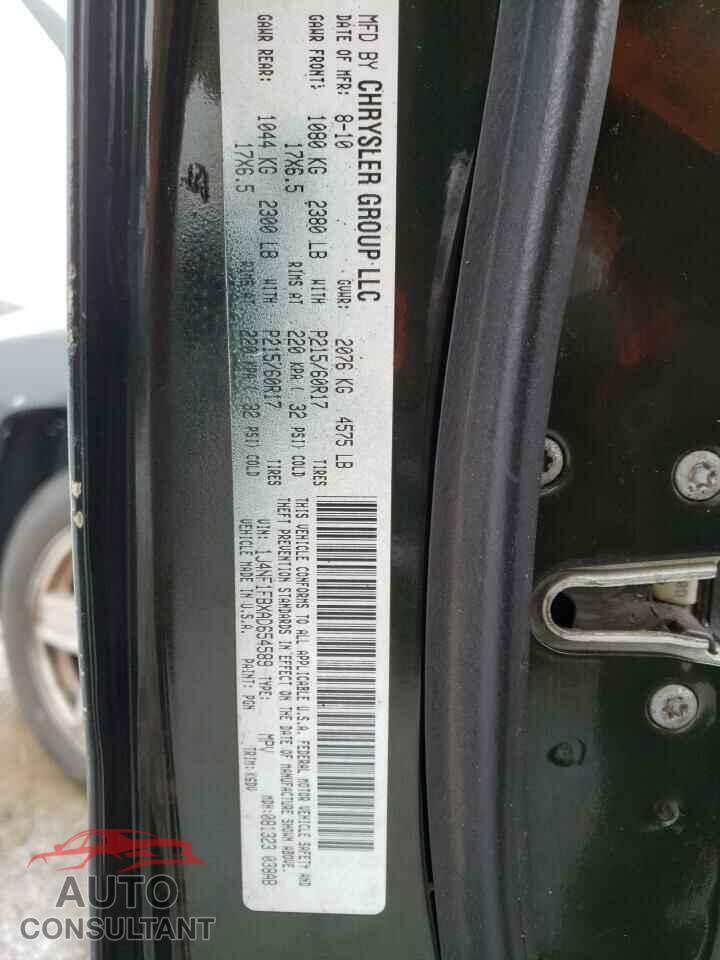 JEEP COMPASS 2010 - 1J4NF1FBXAD654589