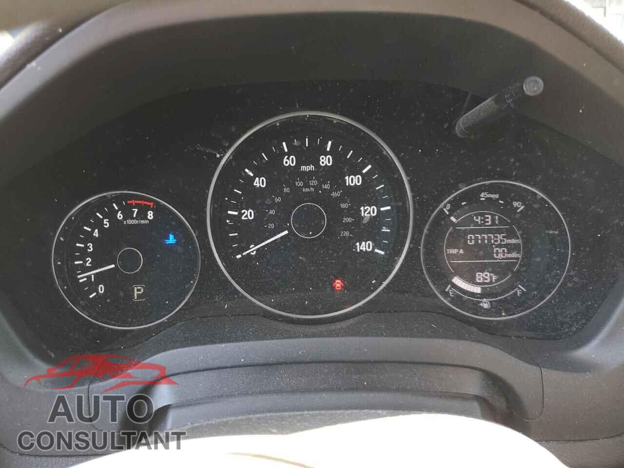 HONDA HR-V 2017 - 3CZRU5H37HM722611