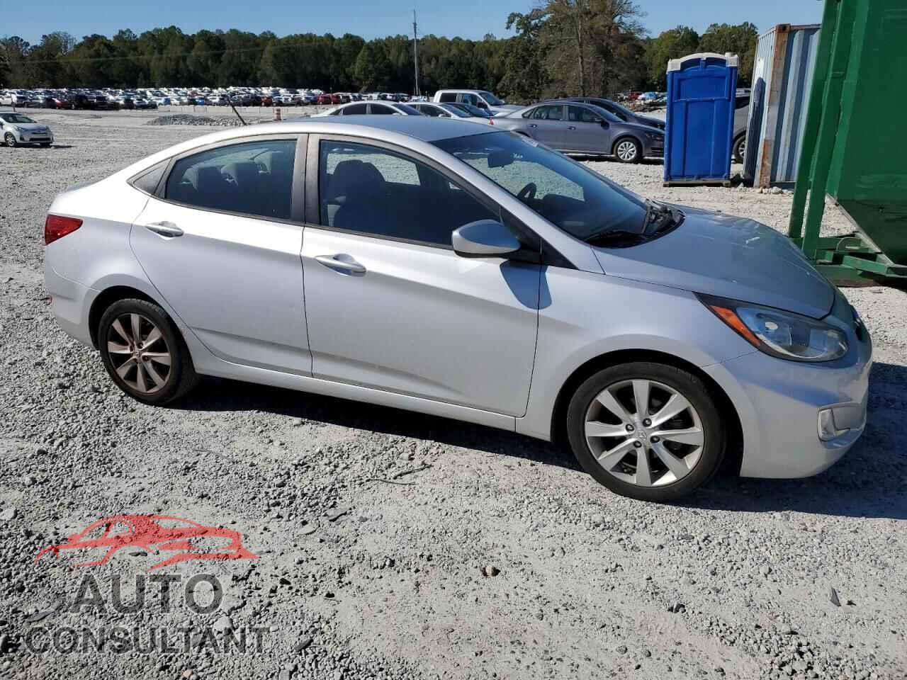 HYUNDAI ACCENT 2012 - KMHCU4AE4CU122503