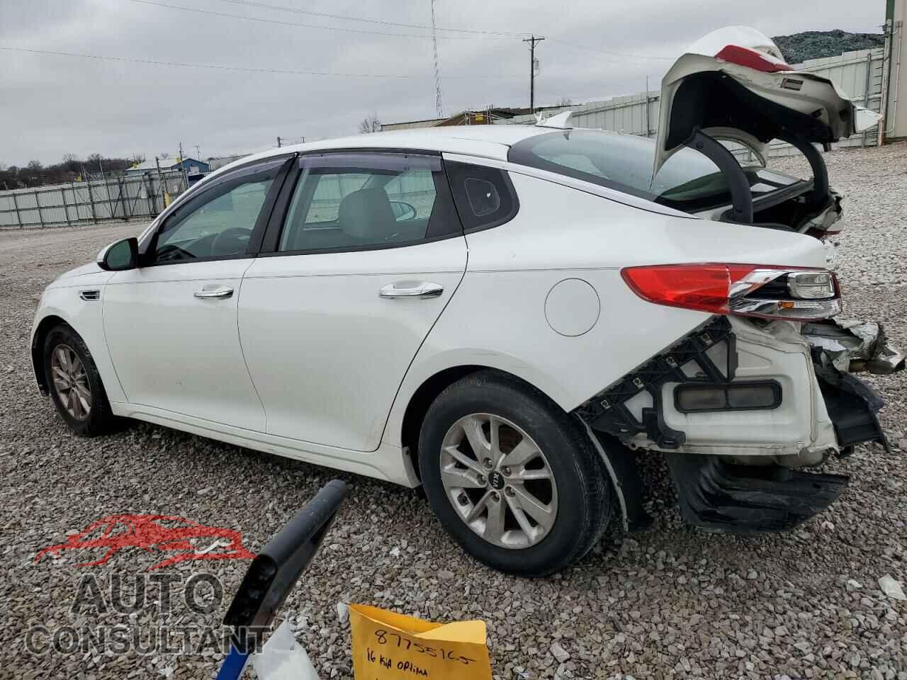 KIA OPTIMA 2016 - KNAGT4L34G5090752