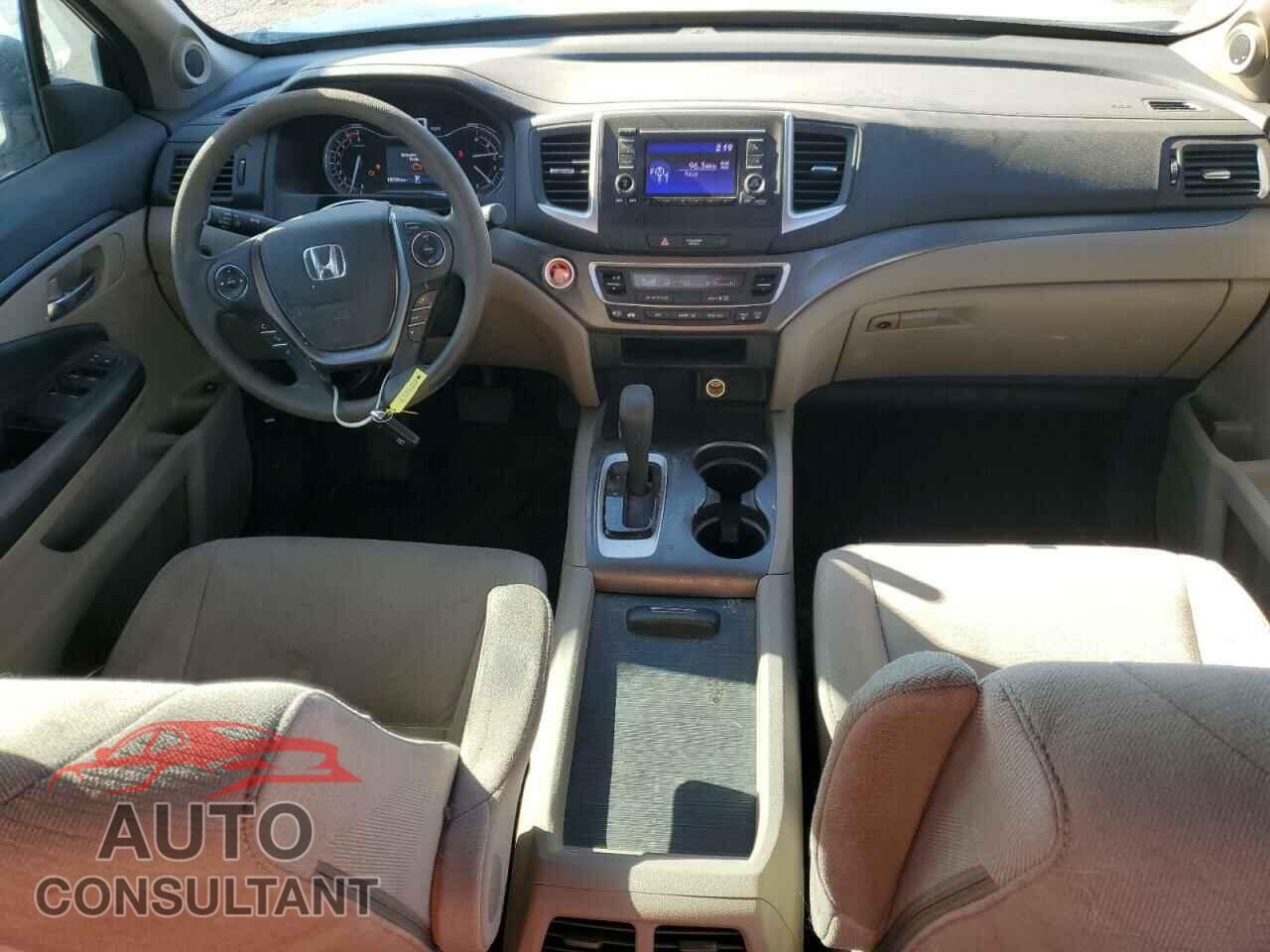 HONDA PILOT 2017 - 5FNYF5H12HB039357