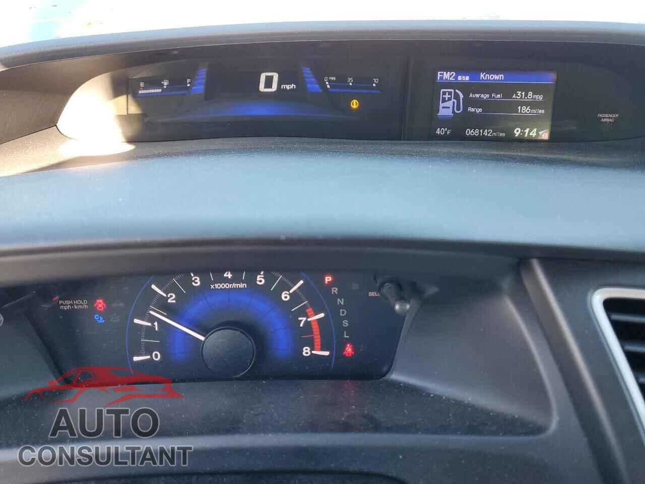 HONDA CIVIC 2014 - 2HGFB2F55EH545246
