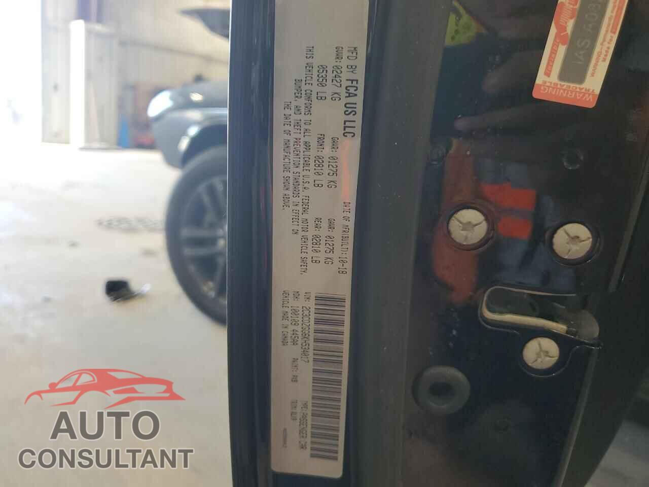 DODGE CHALLENGER 2019 - 2C3CDZGG6KH534017