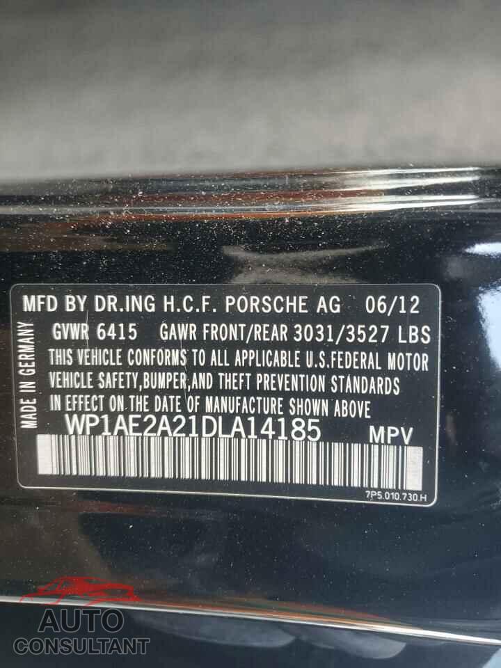 PORSCHE CAYENNE 2013 - WP1AE2A21DLA14185