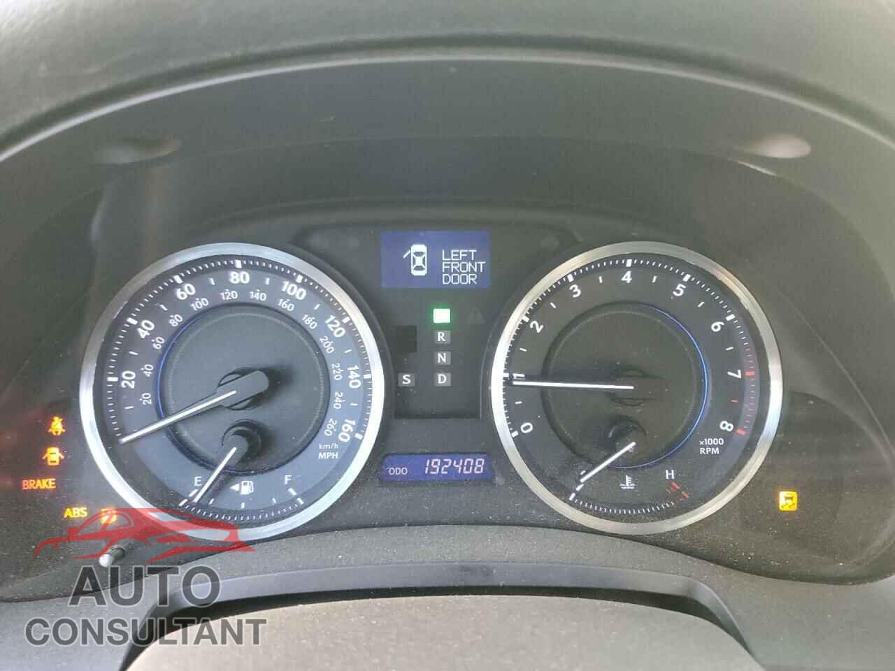 LEXUS IS 2012 - JTHCE5C2XC5002465